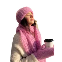 Women's Basic Solid Color Eaveless Wool Cap sku image 2
