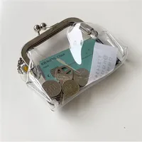 Women's Solid Color Pvc Clasp Frame Wallets main image 5