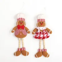 Christmas Cartoon Style Cute Gingerbread Cloth Indoor Party Festival Hanging Ornaments main image 3