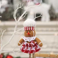 Christmas Cartoon Style Cute Gingerbread Cloth Indoor Party Festival Hanging Ornaments main image 4