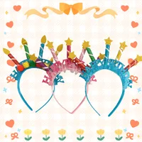 Cute Classic Style Letter Candle Cloth Party Birthday Costume Props main image 1