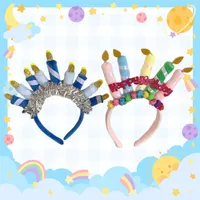 Cute Classic Style Letter Candle Cloth Party Birthday Costume Props main image 4
