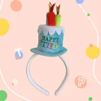 Cute Classic Style Letter Candle Cloth Party Birthday Costume Props sku image 5