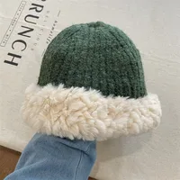 Women's Cute Retro Sweet Solid Color Eaveless Wool Cap sku image 3
