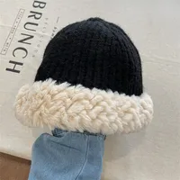 Women's Cute Retro Sweet Solid Color Eaveless Wool Cap sku image 1
