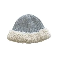 Women's Cute Retro Sweet Solid Color Eaveless Wool Cap main image 5