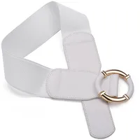 Simple Style Classic Style Solid Color Pu Leather Alloy Women's Leather Belts main image 3