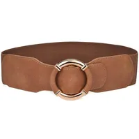 Simple Style Classic Style Solid Color Pu Leather Alloy Women's Leather Belts sku image 8