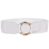 Simple Style Classic Style Solid Color Pu Leather Alloy Women's Leather Belts sku image 6