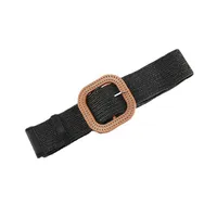 Elegant Basic Solid Color Straw Women's Woven Belts main image 3