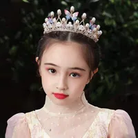 Elegant Sweet Crown Alloy Plating Inlay Rhinestones Crown main image 2
