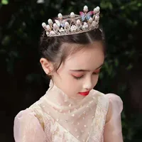 Elegant Sweet Crown Alloy Plating Inlay Rhinestones Crown main image 4