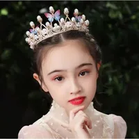 Elegant Sweet Crown Alloy Plating Inlay Rhinestones Crown main image 1