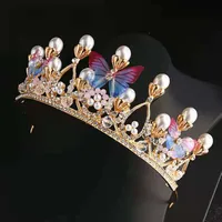 Elegant Sweet Crown Alloy Plating Inlay Rhinestones Crown main image 5