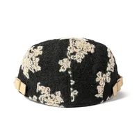 Women's Retro Printing Flat Eaves Beret Hat main image 3