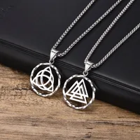 304 Stainless Steel Simple Style Plating Hollow Out Triangle Solid Color main image 3