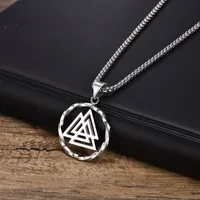 304 Stainless Steel Simple Style Plating Hollow Out Triangle Solid Color main image 4