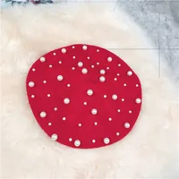 Women's Princess Sweet Printing Eaveless Beret Hat sku image 1