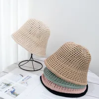 Women's Sweet Pastoral Mesh Wide Eaves Bucket Hat main image 2