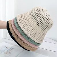 Women's Sweet Pastoral Mesh Wide Eaves Bucket Hat main image 1