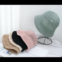 Women's Sweet Pastoral Mesh Wide Eaves Bucket Hat main image 3