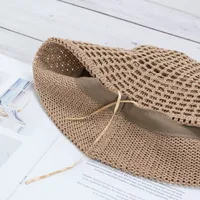 Women's Sweet Pastoral Mesh Wide Eaves Bucket Hat main image 4