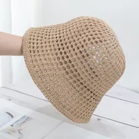 Women's Sweet Pastoral Mesh Wide Eaves Bucket Hat sku image 1