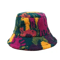 Unisex Basic Retro Color Block Wide Eaves Bucket Hat main image 4