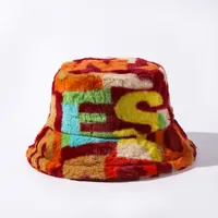 Unisex Hip-hop Retro Streetwear Letter Printing Wide Eaves Bucket Hat sku image 1