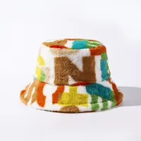 Unisex Hip-hop Retro Streetwear Letter Printing Wide Eaves Bucket Hat sku image 3