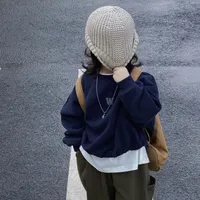 Children Unisex Basic Solid Color Jacquard Wool Cap main image 4