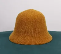 Women's Basic Simple Style Solid Color Wide Eaves Bucket Hat sku image 2