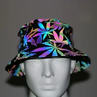 Unisex Hip-hop Retro Streetwear Printing Wide Eaves Bucket Hat sku image 6