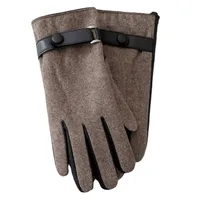 Men's Business Retro Plaid Gloves 1 Set main image 2