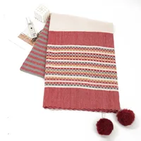 Women's Lady Streetwear Plaid Imitation Cashmere Scarf main image 4