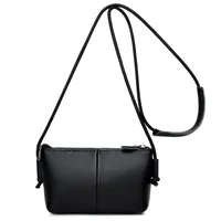 Women's Leather Solid Color Streetwear Square Zipper Square Bag main image 3