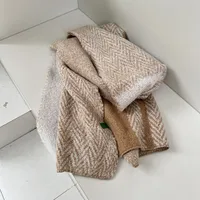 Women's Retro Modern Style Streetwear Color Block Polyester Scarf sku image 2