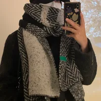 Women's Retro Modern Style Streetwear Color Block Polyester Scarf main image 3