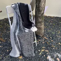 Women's Retro Modern Style Streetwear Color Block Polyester Scarf sku image 1