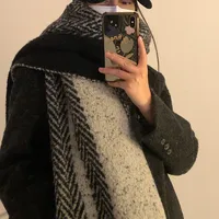 Women's Retro Modern Style Streetwear Color Block Polyester Scarf main image 1