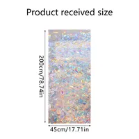 Vacation Printing Rainbow Pvc Wall Sticker Wall Art sku image 2