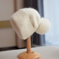 Women's Basic Solid Color Eaveless Wool Cap sku image 5