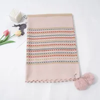 Women's Lady Streetwear Plaid Imitation Cashmere Scarf sku image 3