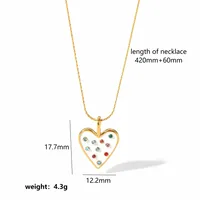 304 Stainless Steel Retro Polishing Plating Inlay Irregular Square Heart Shape Turquoise main image 7