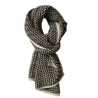 Women's Vintage Style Plaid Cotton And Linen Scarf main image 5