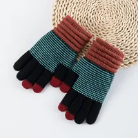 Women's Elegant Streetwear Color Block Gloves 1 Set sku image 1