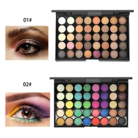Elegant Solid Color Plastic Eye Shadow main image 1