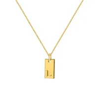 Ig Style Simple Style Letter Alloy Plating Women's Pendant Necklace sku image 17