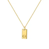 Ig Style Simple Style Letter Alloy Plating Women's Pendant Necklace sku image 20