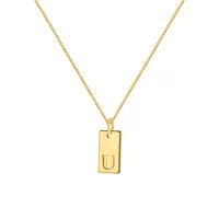 Ig Style Simple Style Letter Alloy Plating Women's Pendant Necklace sku image 8